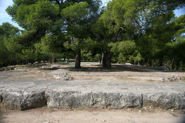 Only the foundation stones remain of the ancient temple